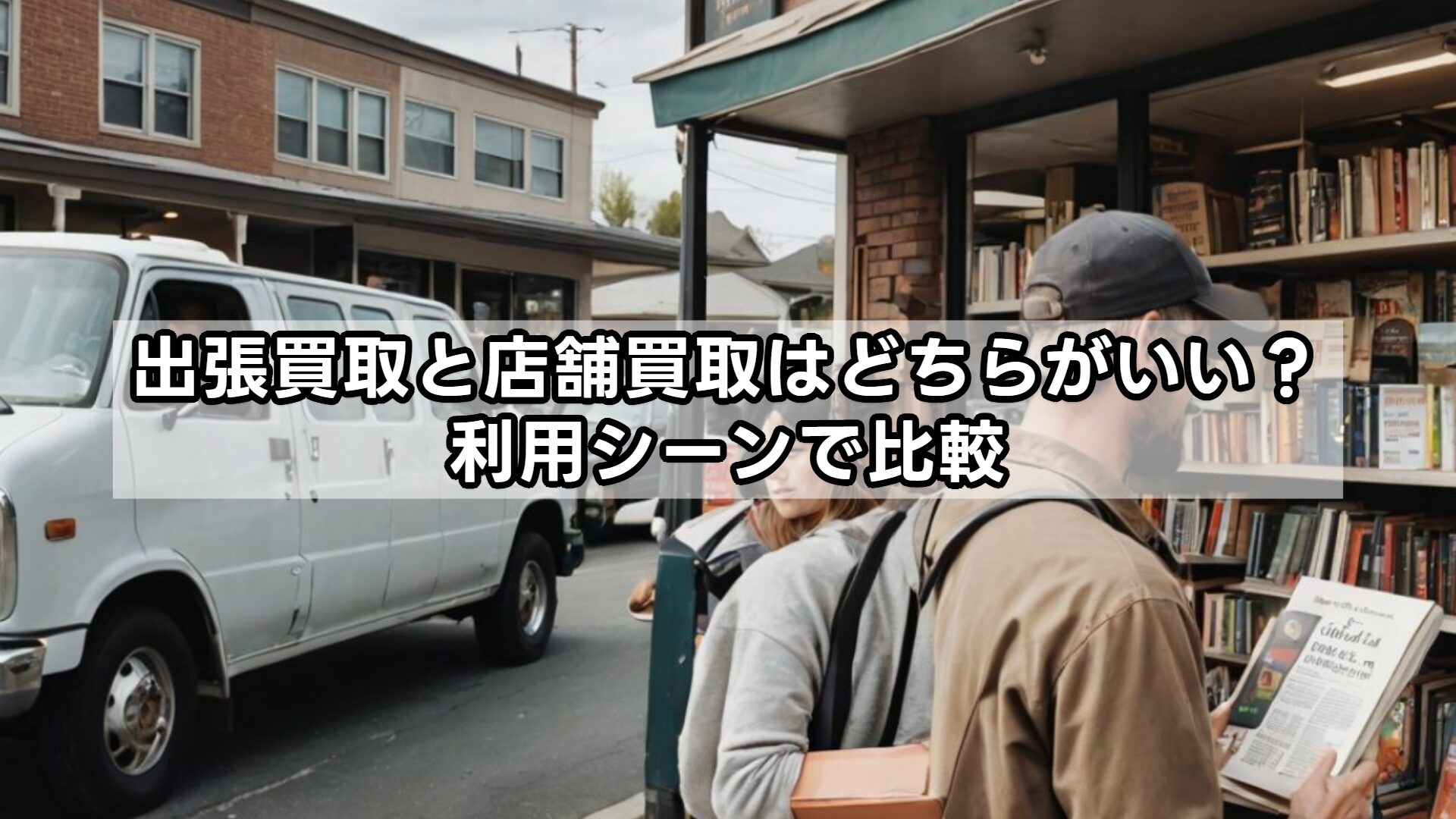 出張買取と店舗買取はどちらがいい?利用シーンで比較