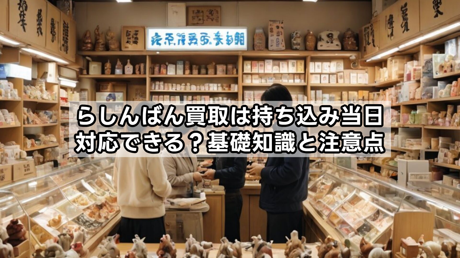 らしんばん買取は持ち込み当日対応できる？基礎知識と注意点