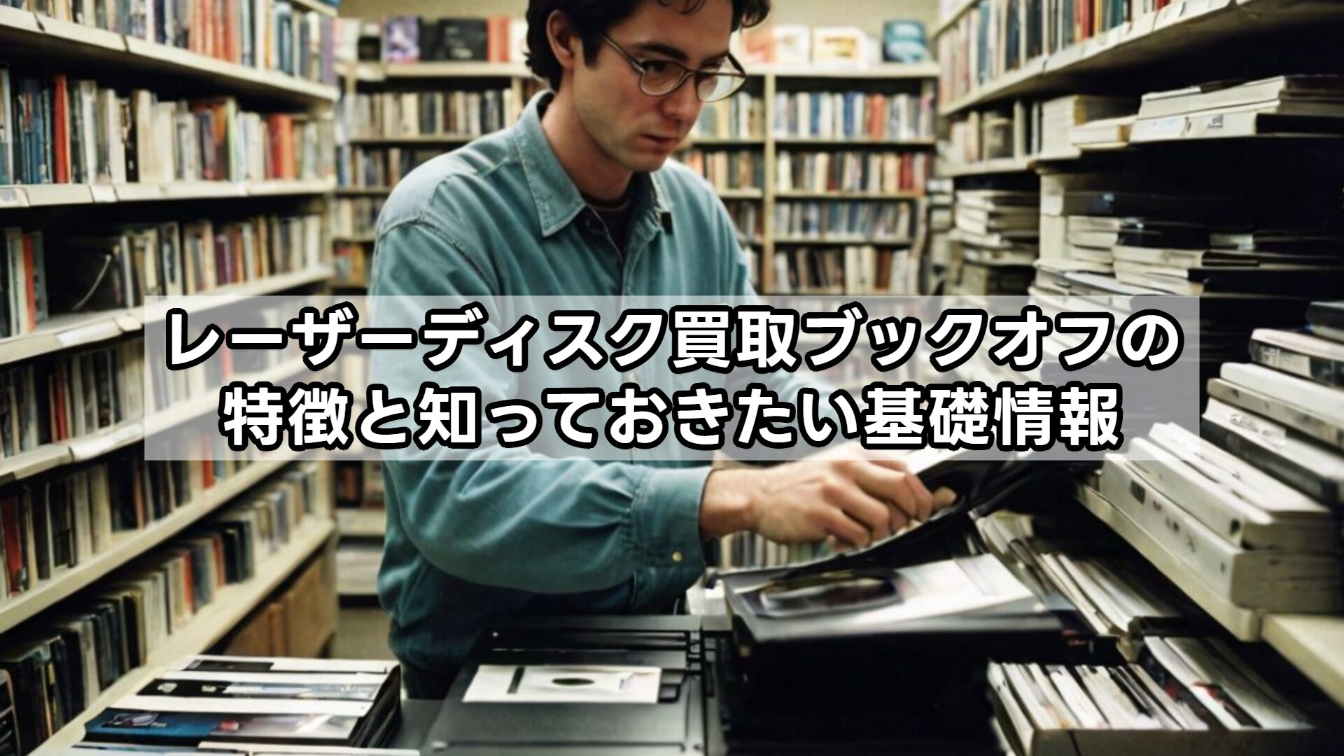 レーザーディスク買取ブックオフの特徴と知っておきたい基礎情報
