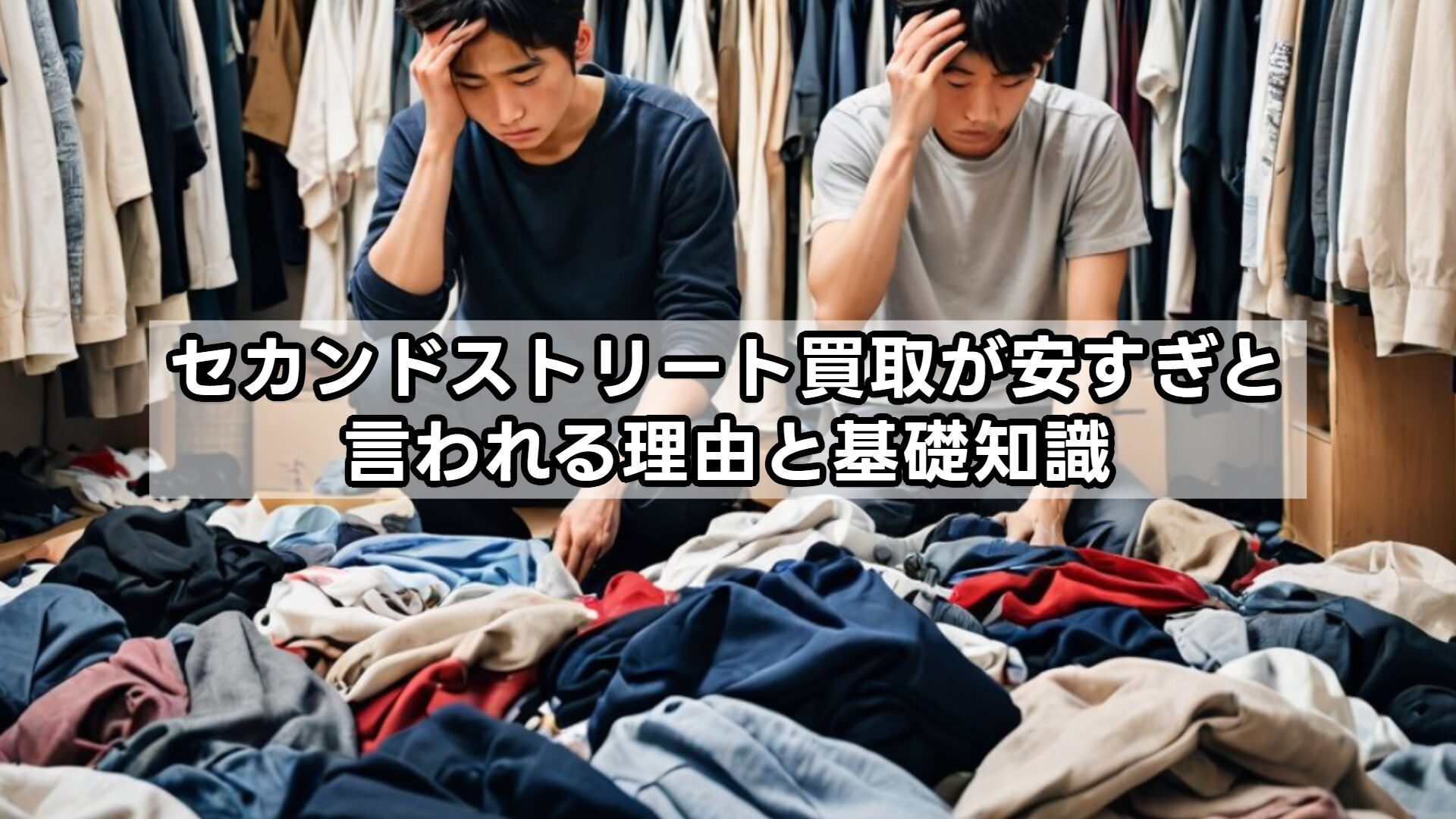 セカンドストリート買取が安すぎと言われる理由と基礎知識