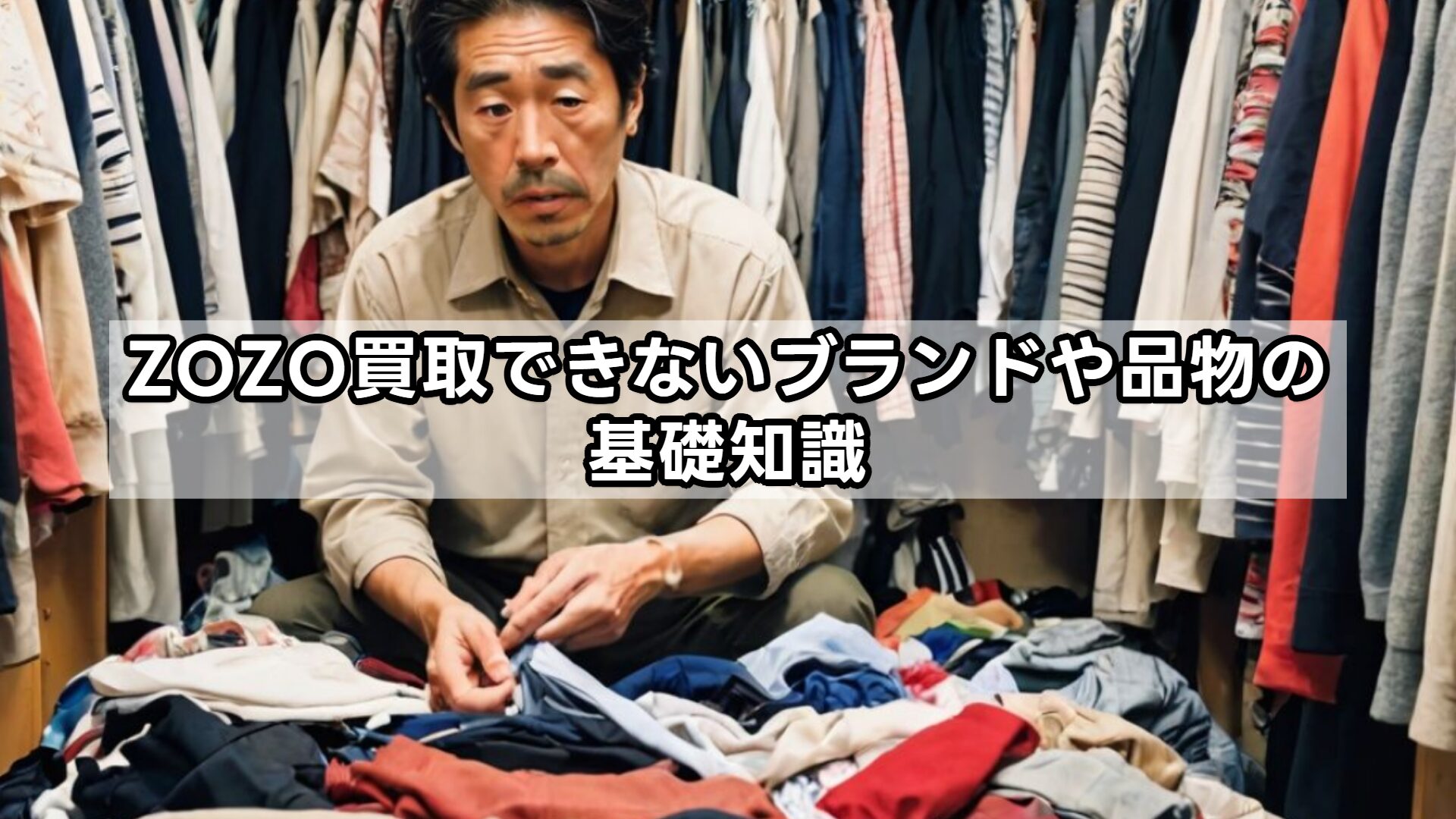 ZOZO買取できないブランドや品物の基礎知識