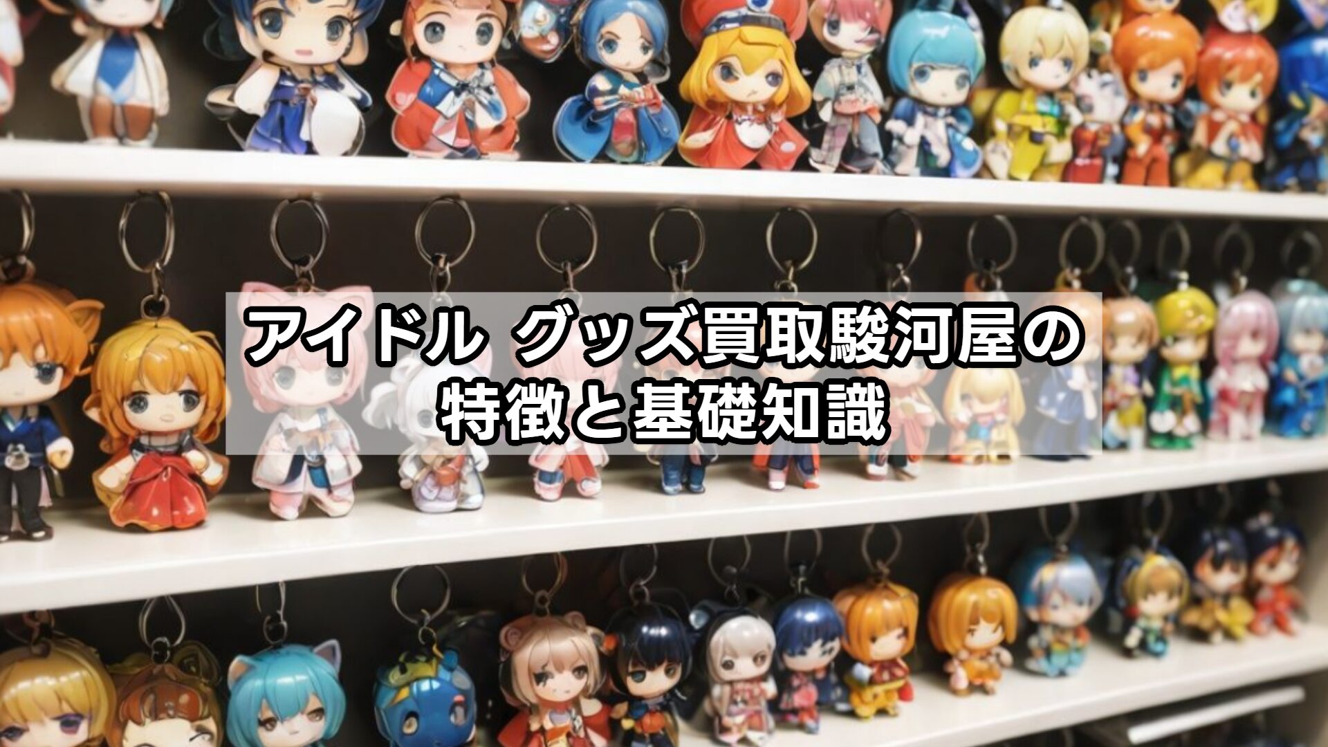 アイドルグッズ買取駿河屋の特徴と基礎知識