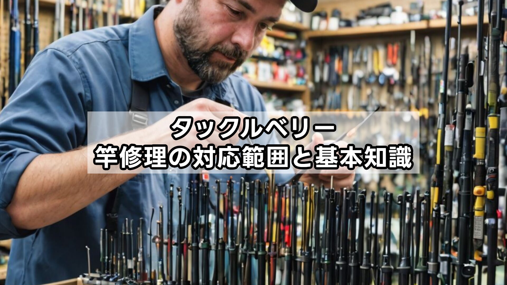 タックルベリー、竿修理の対応範囲と基本知識