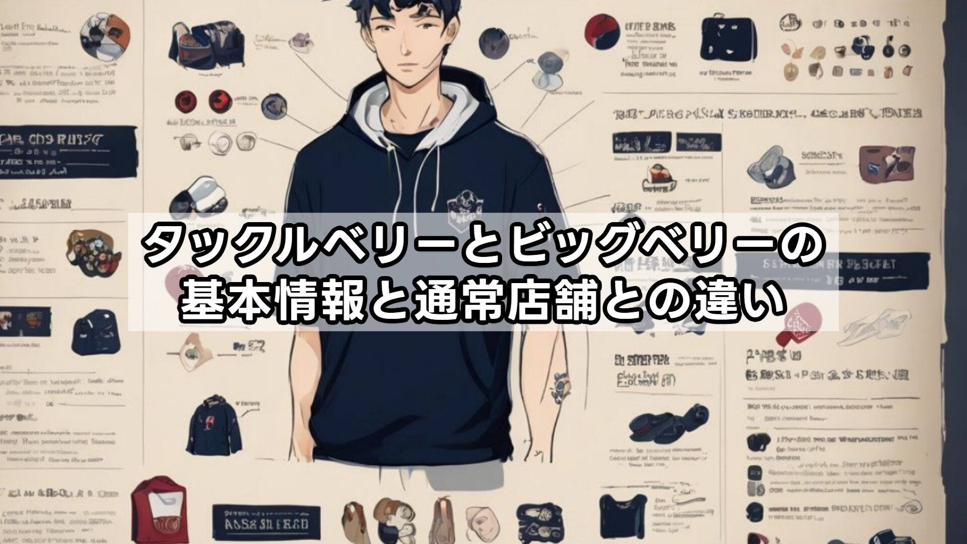 タックルベリーとビッグベリーの基本情報と通常店舗との違い