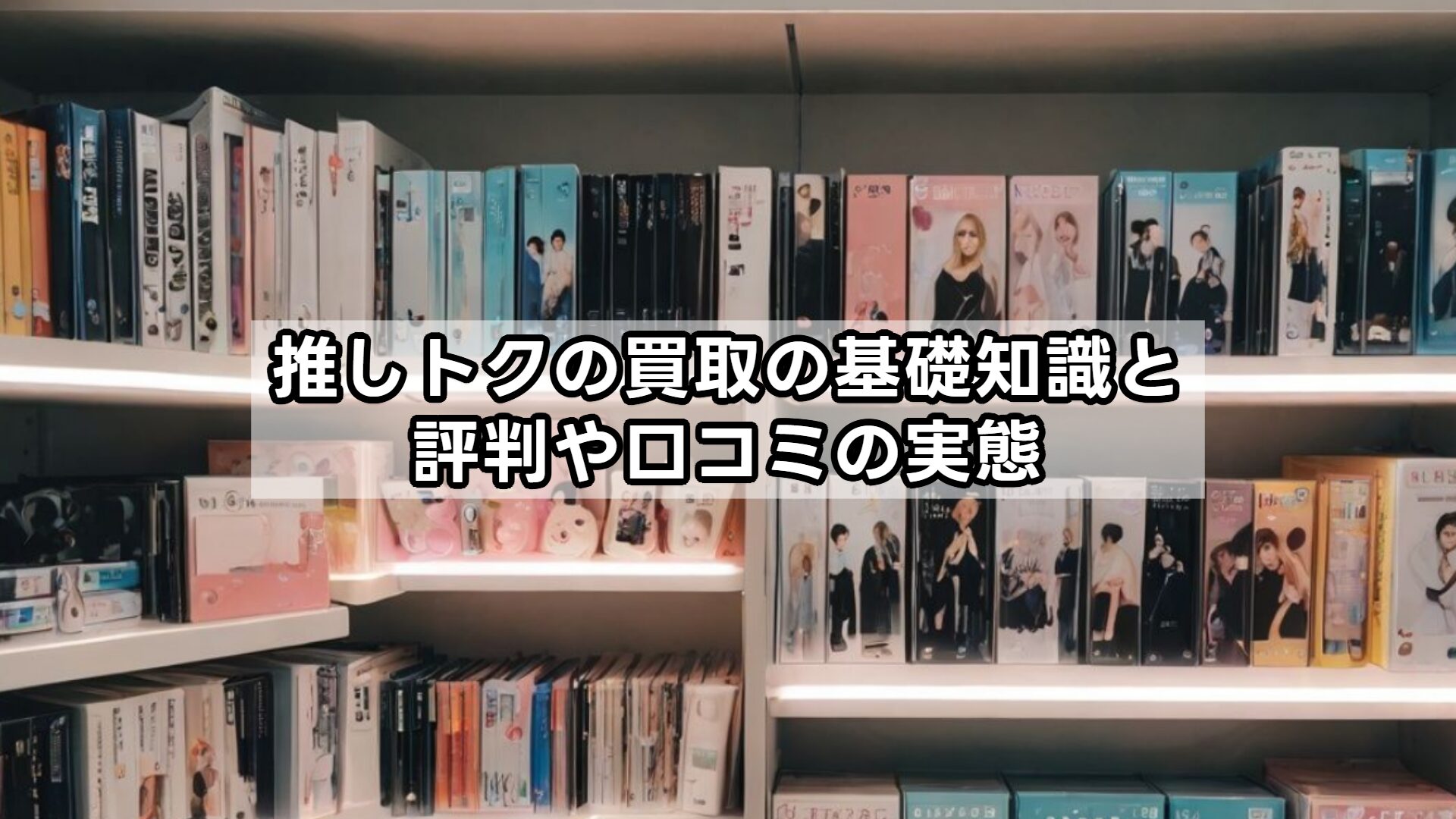推しトクの買取の基礎知識と評判や口コミの実態