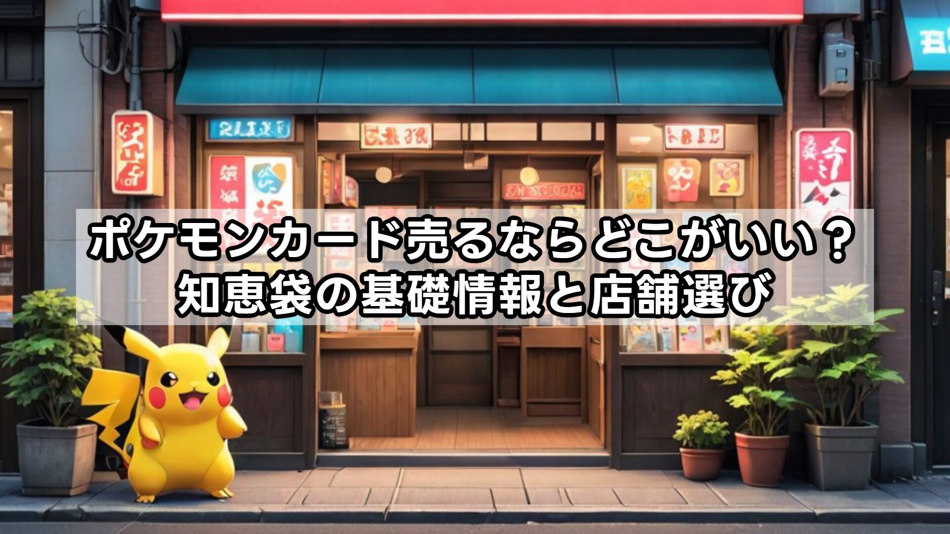 ポケモンカード売るならどこがいい？知恵袋の基礎情報と店舗選び