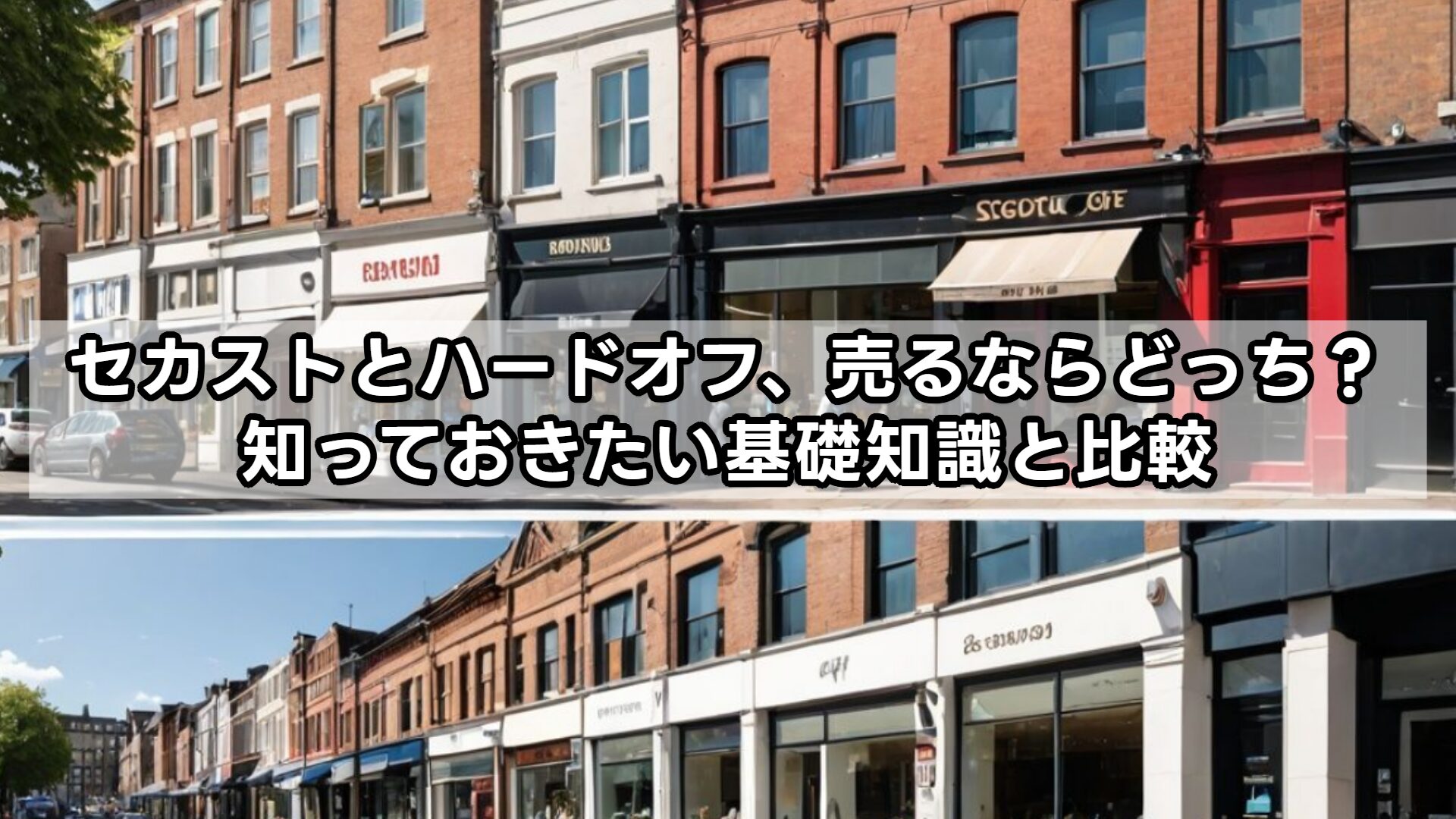 セカストとハードオフ、売るならどっち？知っておきたい基礎知識と比較
