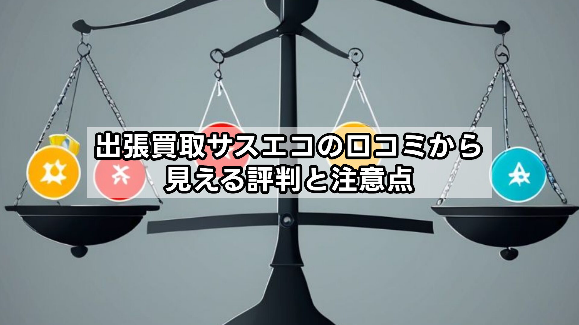 出張買取サスエコの口コミから見える評判と注意点