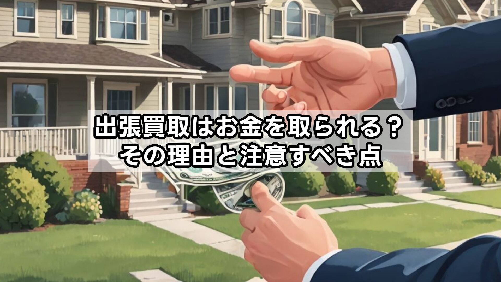 出張買取はお金を取られる？その理由と注意すべき点