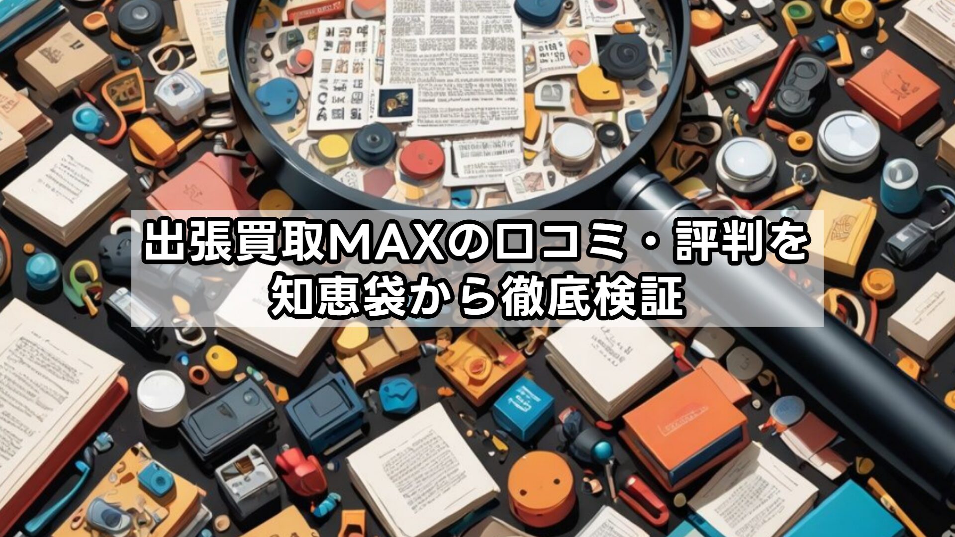 出張買取MAXの口コミ・評判を知恵袋から徹底検証
