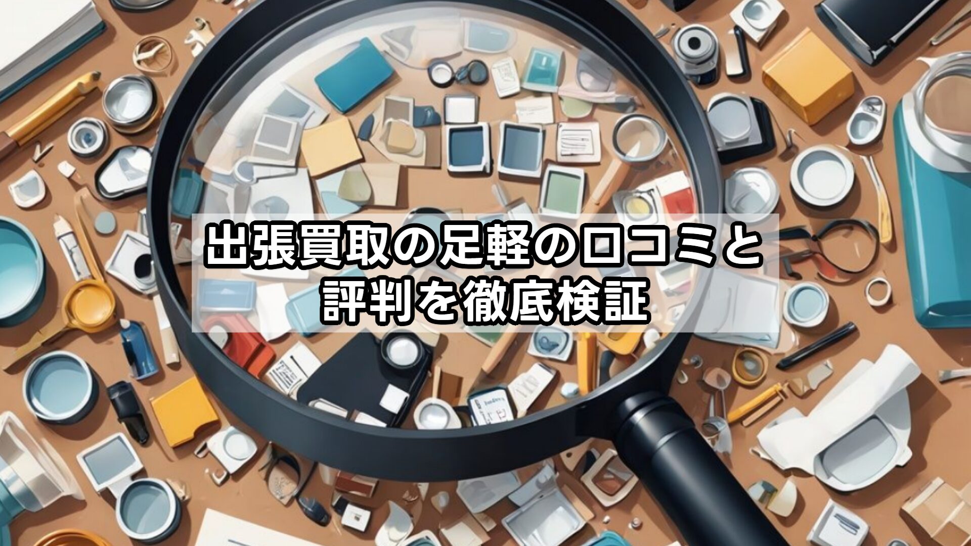 出張買取の足軽の口コミと評判を徹底検証