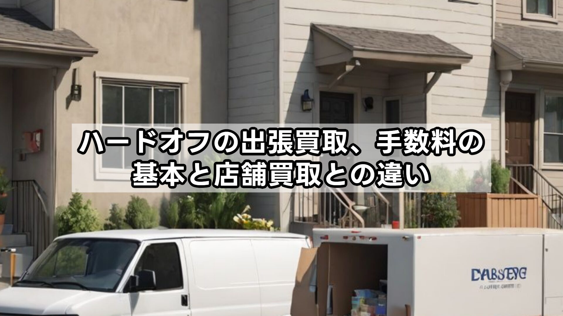 ハードオフの出張買取、手数料の基本と店舗買取との違い
