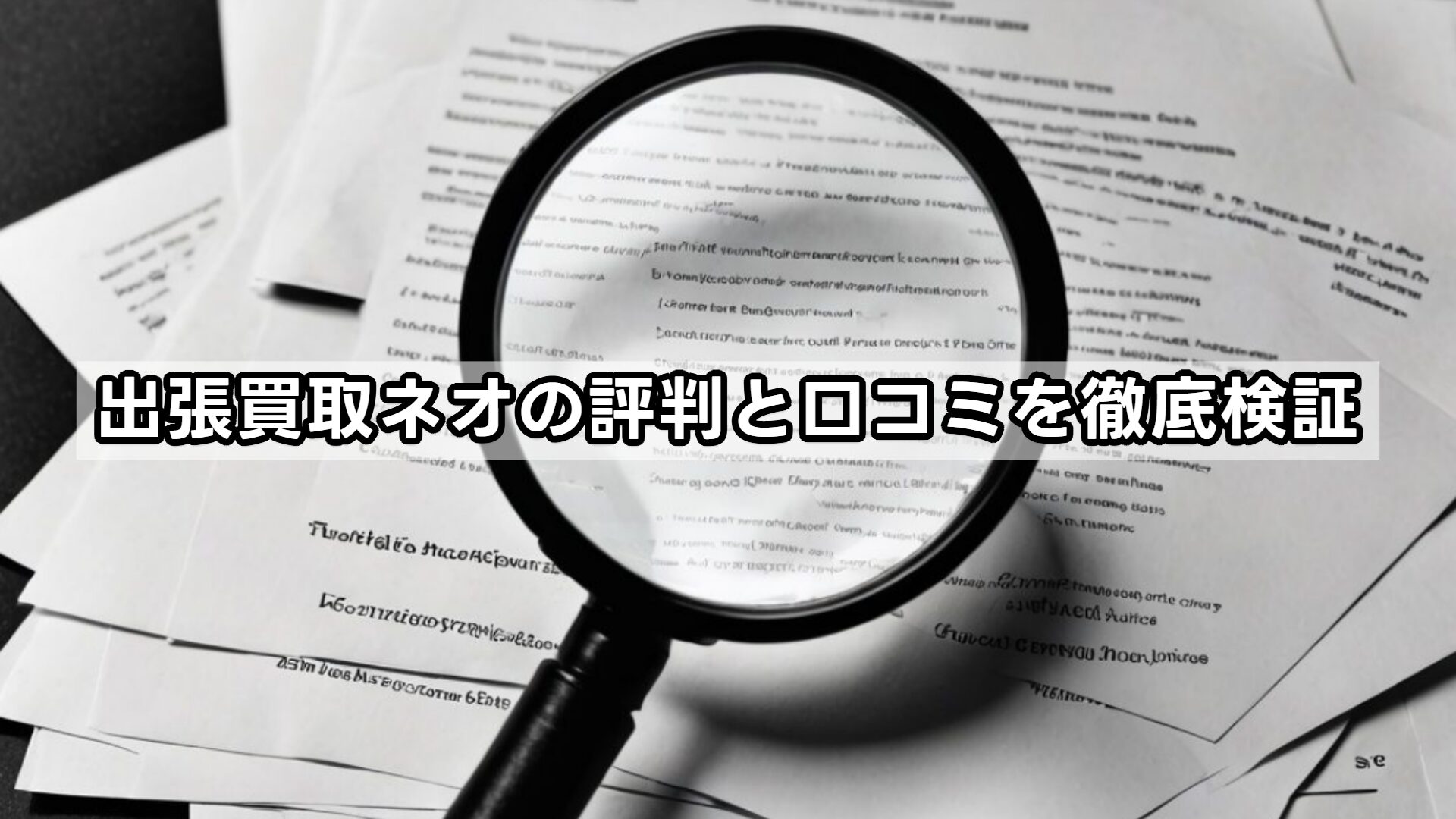 出張買取ネオの評判と口コミを徹底検証