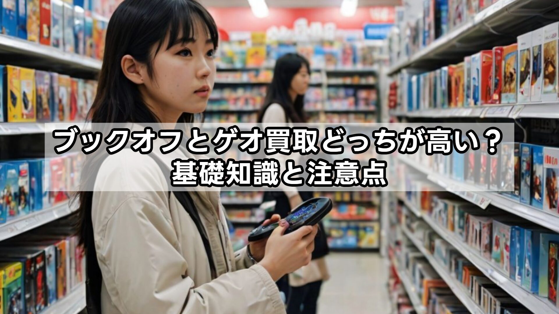 ブックオフとゲオ買取どっちが高い？基礎知識と注意点