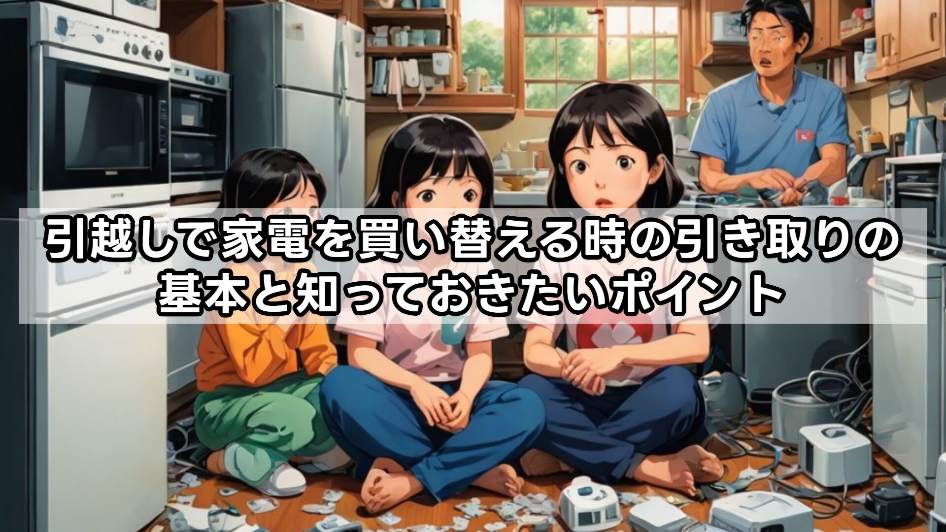 引越しで家電を買い替える時の引き取りの基本と知っておきたいポイント