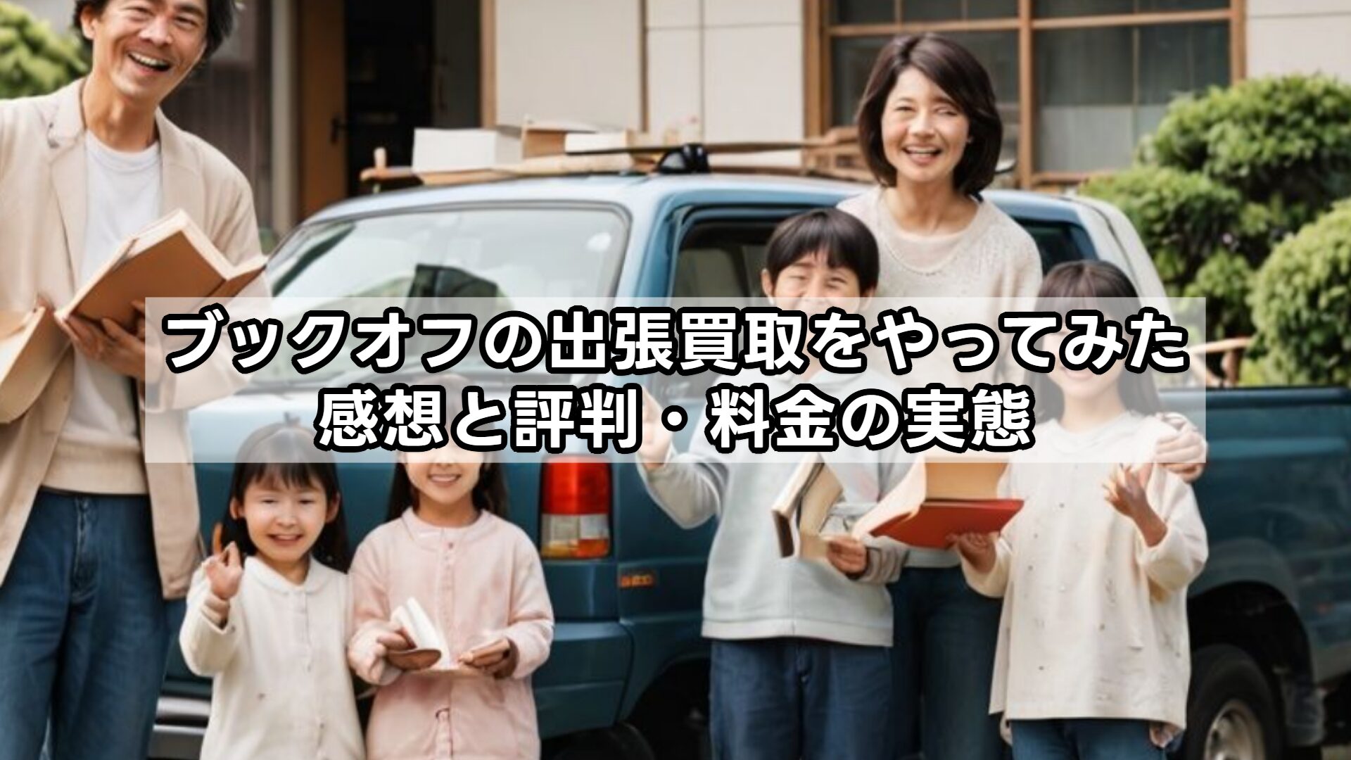 ブックオフの出張買取をやってみた感想と評判・料金の実態