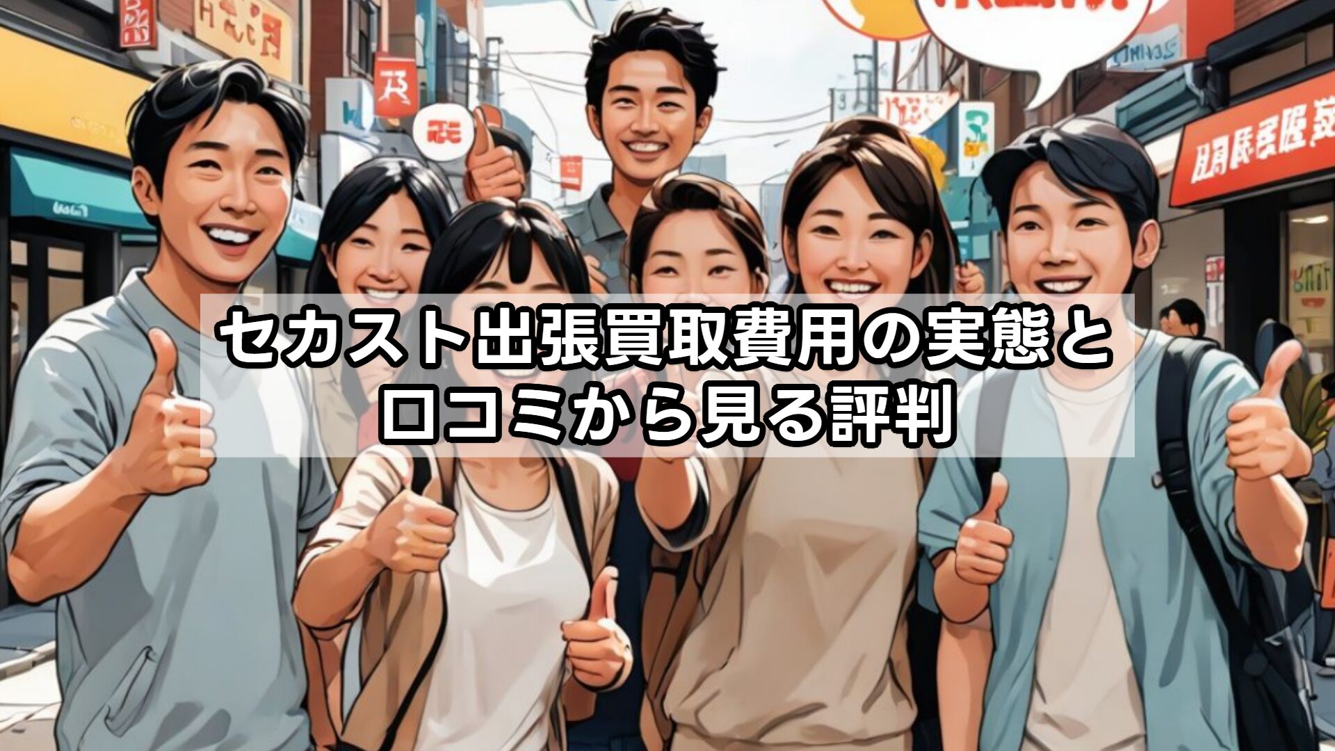 セカスト出張買取費用の実態と口コミから見る評判