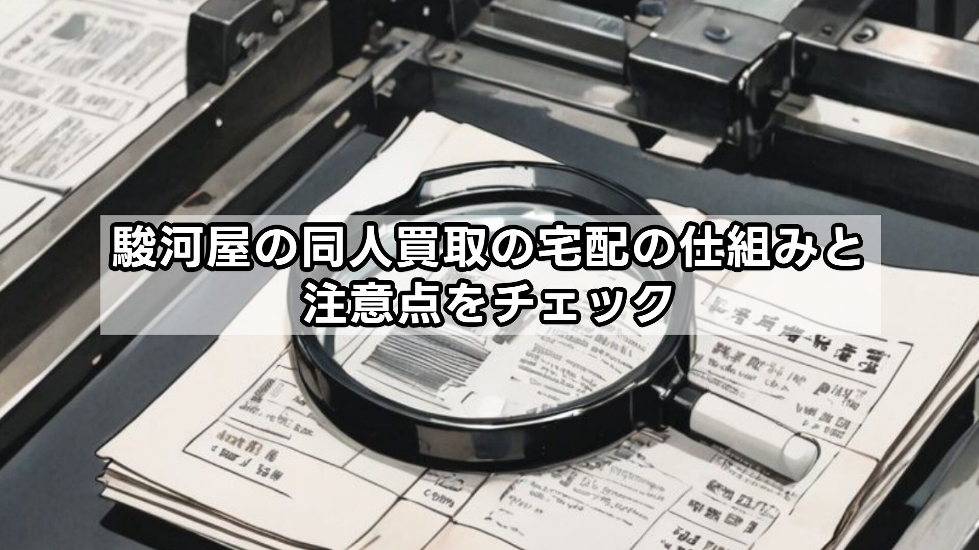 駿河屋の同人買取の宅配の仕組みと注意点をチェック