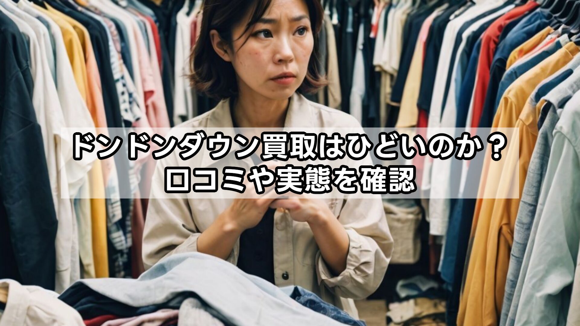 ドンドンダウン買取はひどいのか？口コミや実態を確認