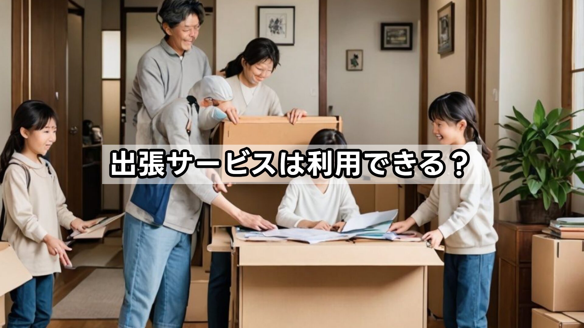 出張サービスは利用できる？