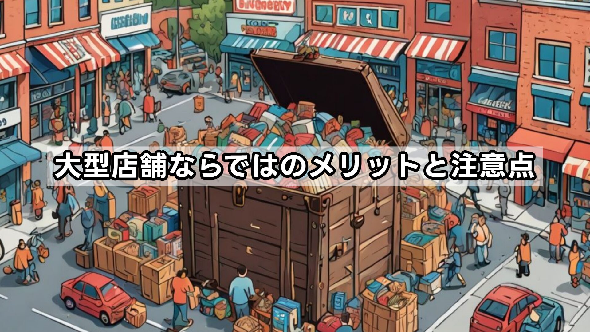 大型店舗ならではのメリットと注意点