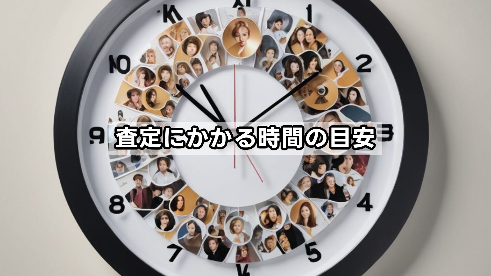 査定にかかる時間の目安