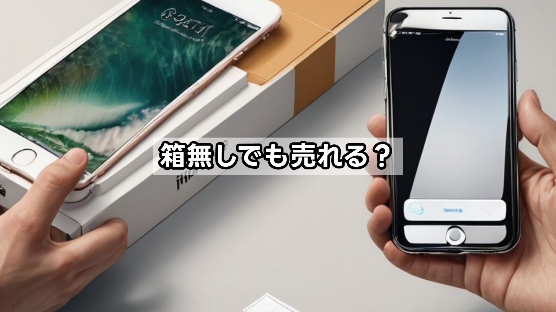 箱無しでも売れる？