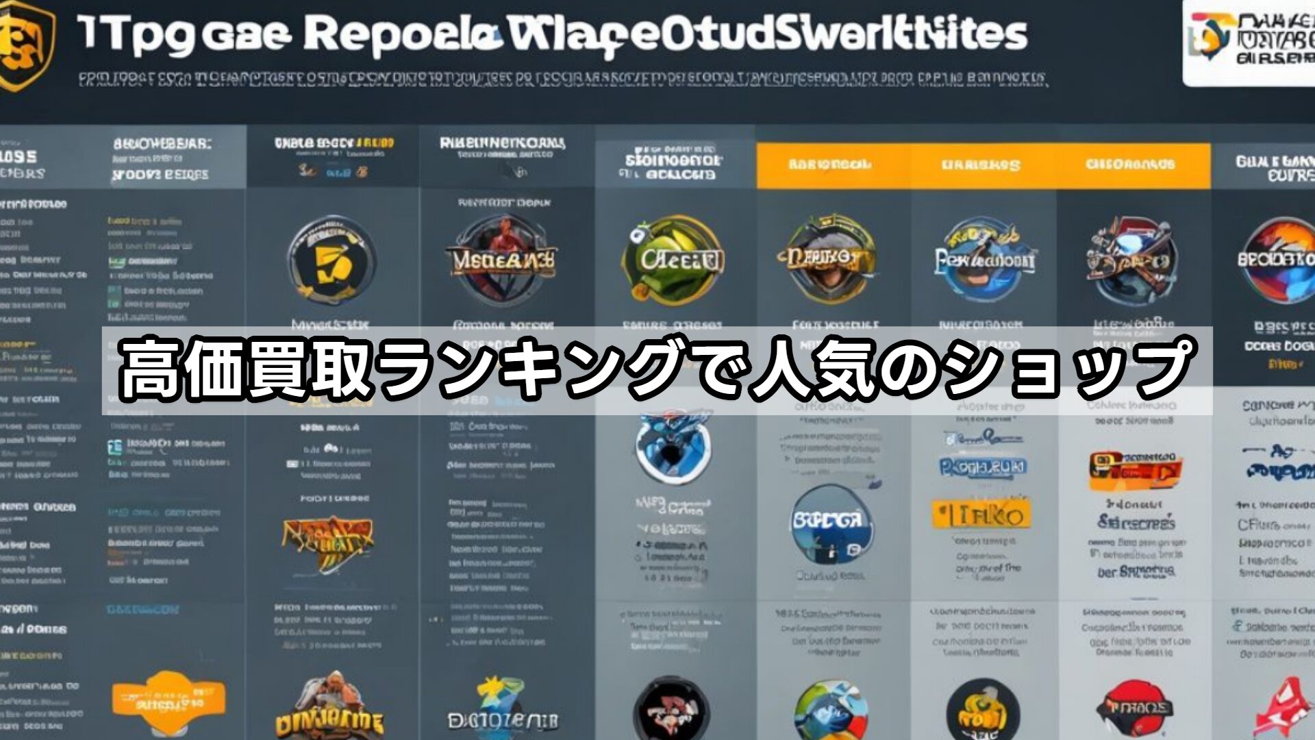 高価買取ランキングで人気のショップ