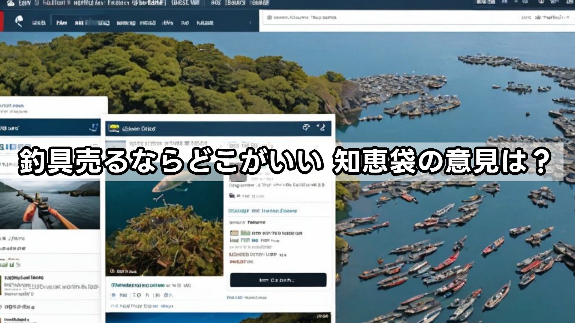 釣具売るならどこがいい 知恵袋の意見は？
