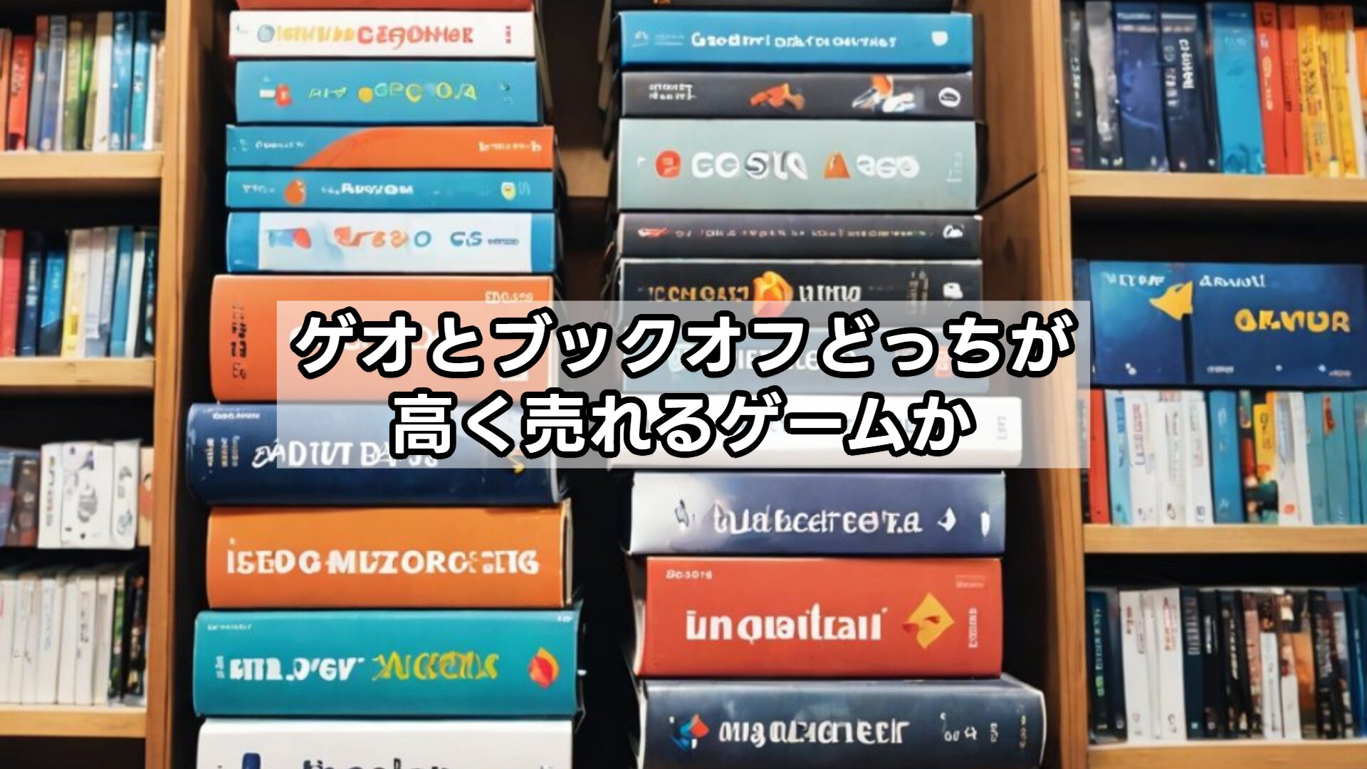 ゲオとブックオフどっちが高く売れるゲームか