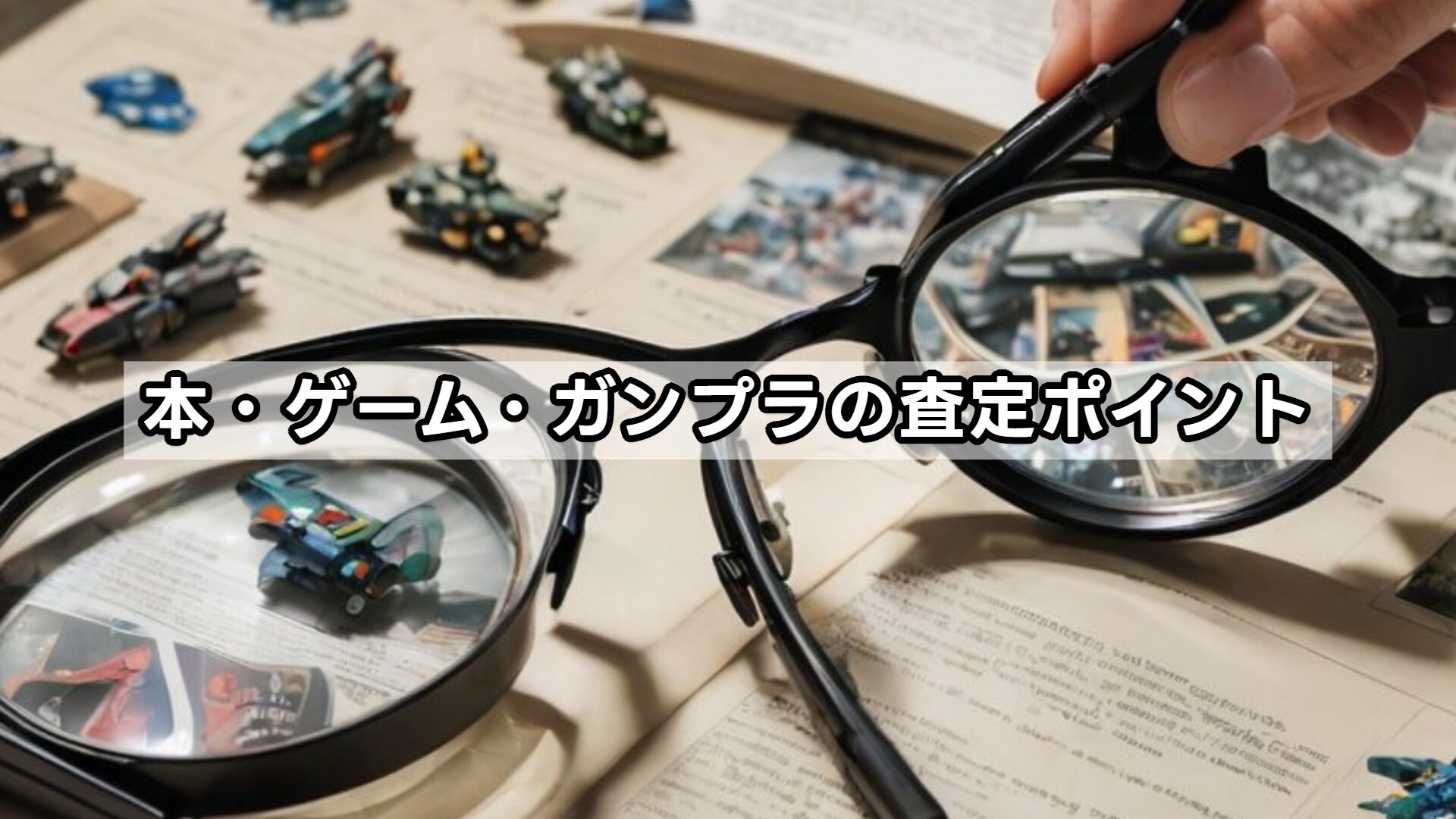 本・ゲーム・ガンプラの査定ポイント