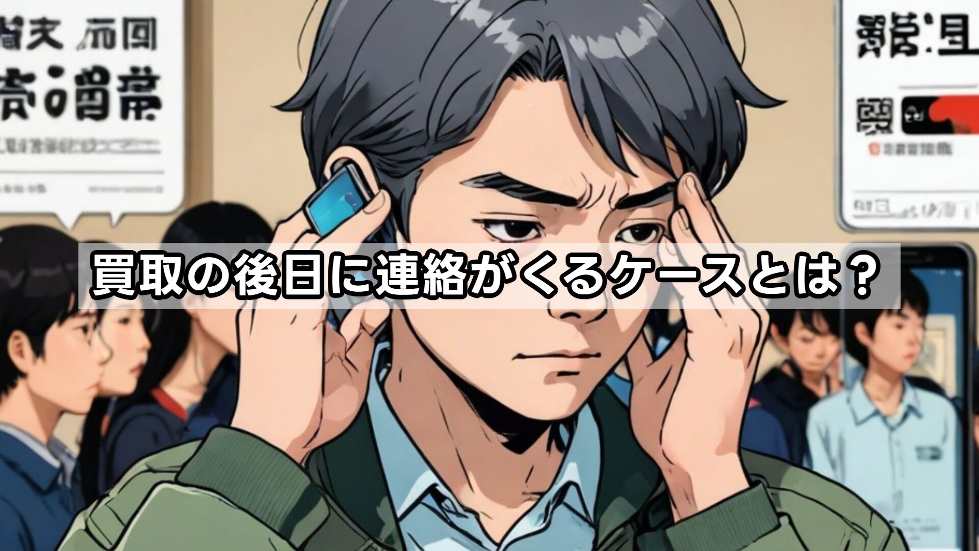 買取の後日に連絡がくるケースとは？