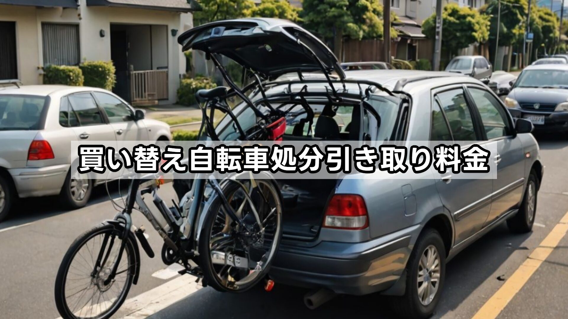 買い替え自転車処分引き取り料金