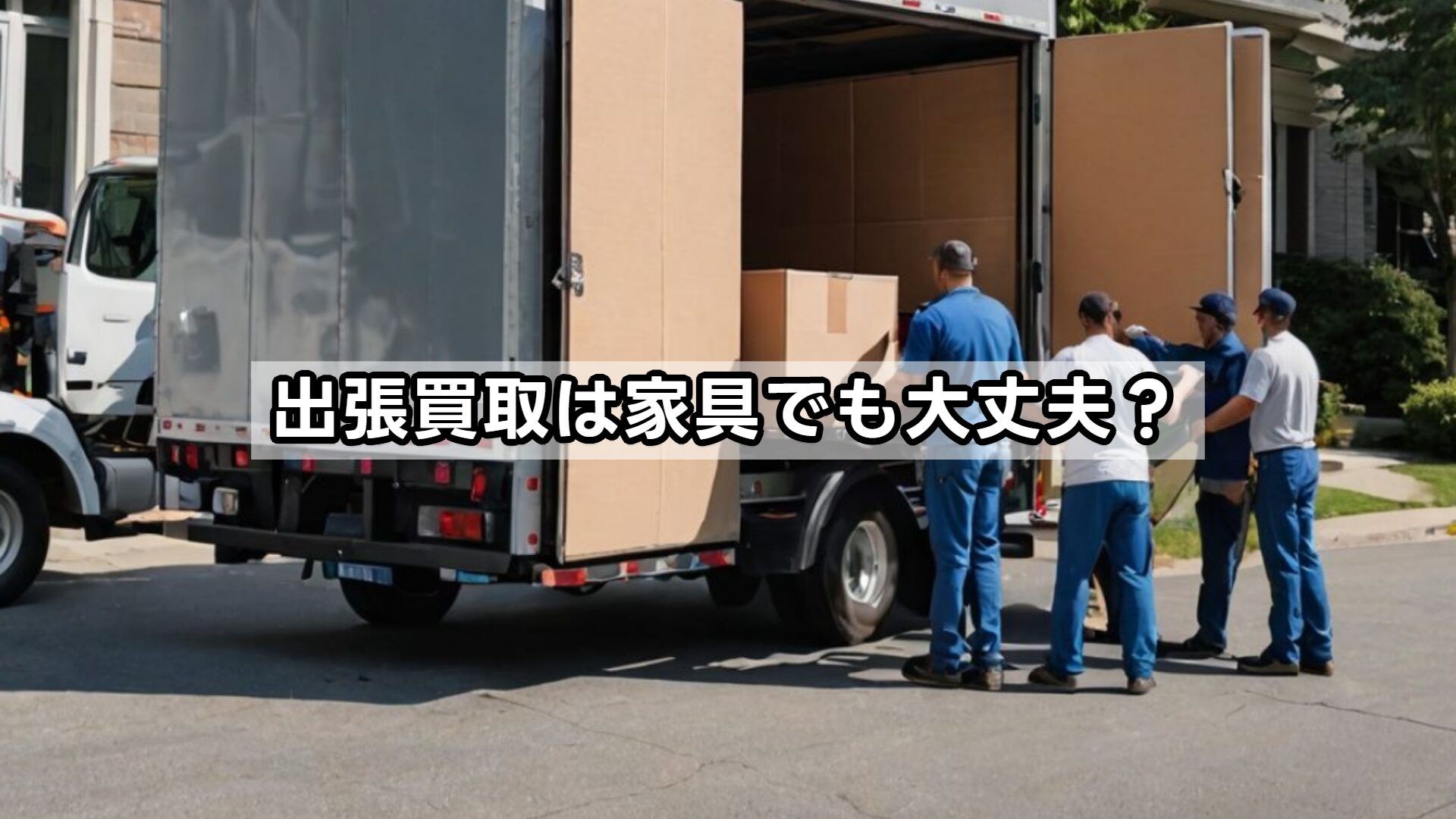 出張買取は家具でも大丈夫？