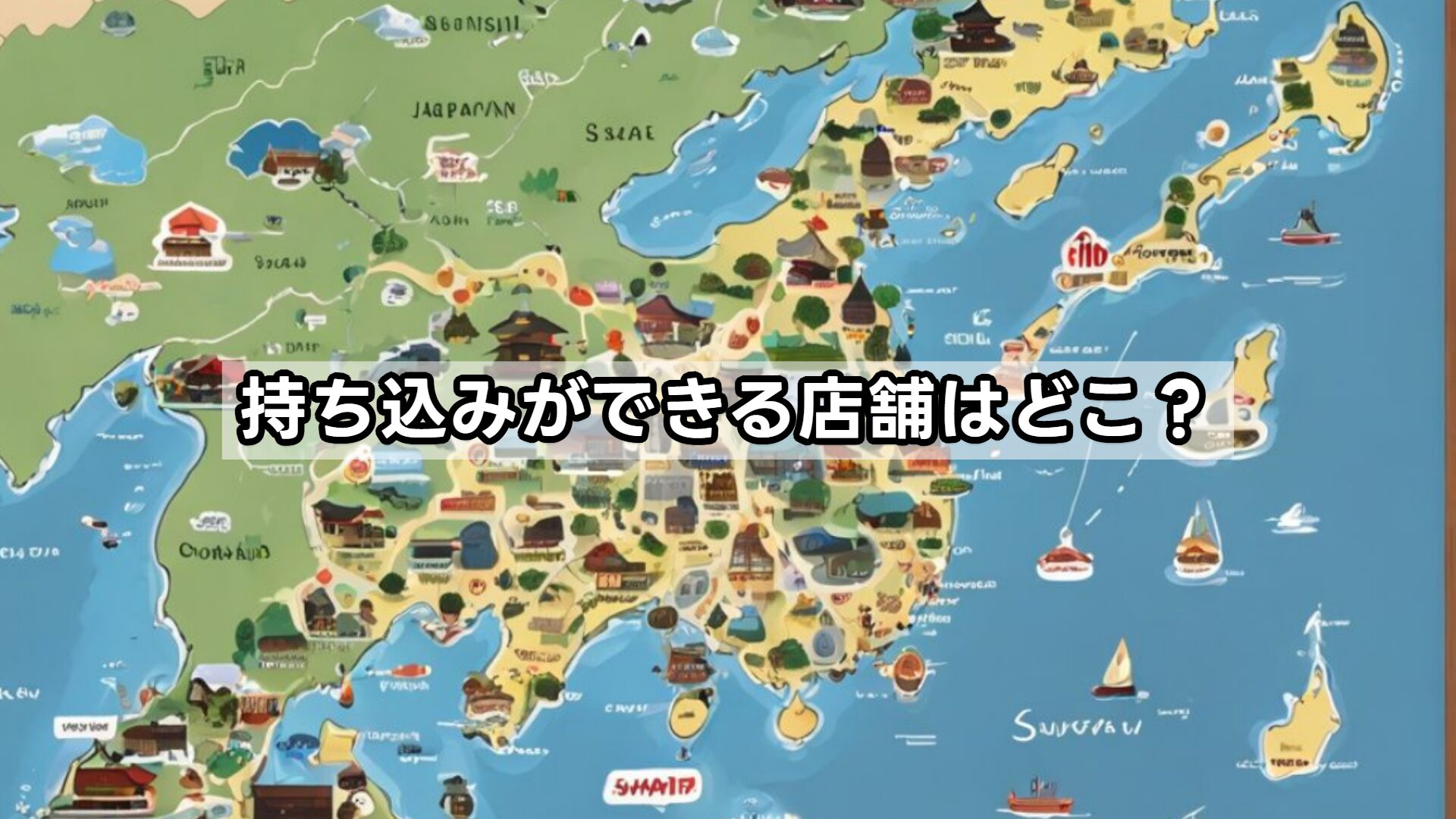 持ち込みができる店舗はどこ？