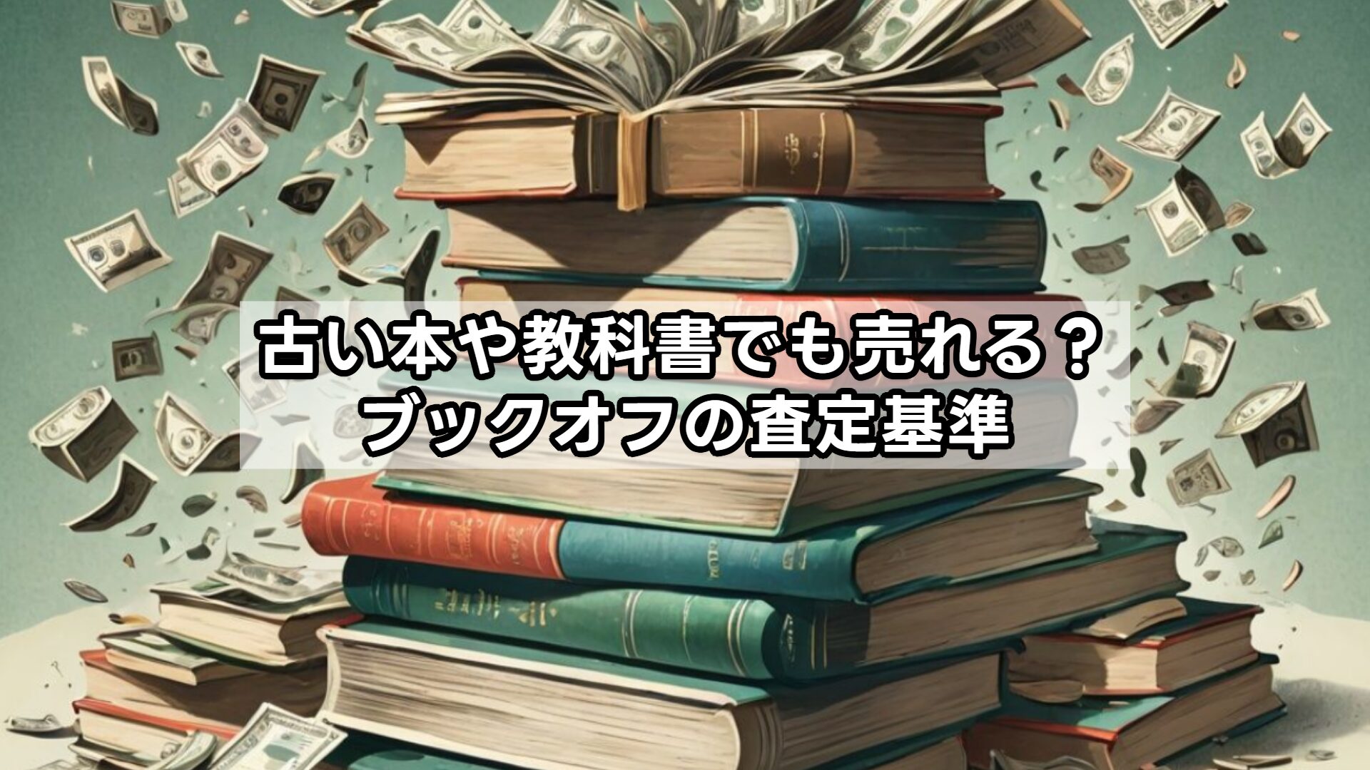 古い本や教科書でも売れる？ブックオフの査定基準