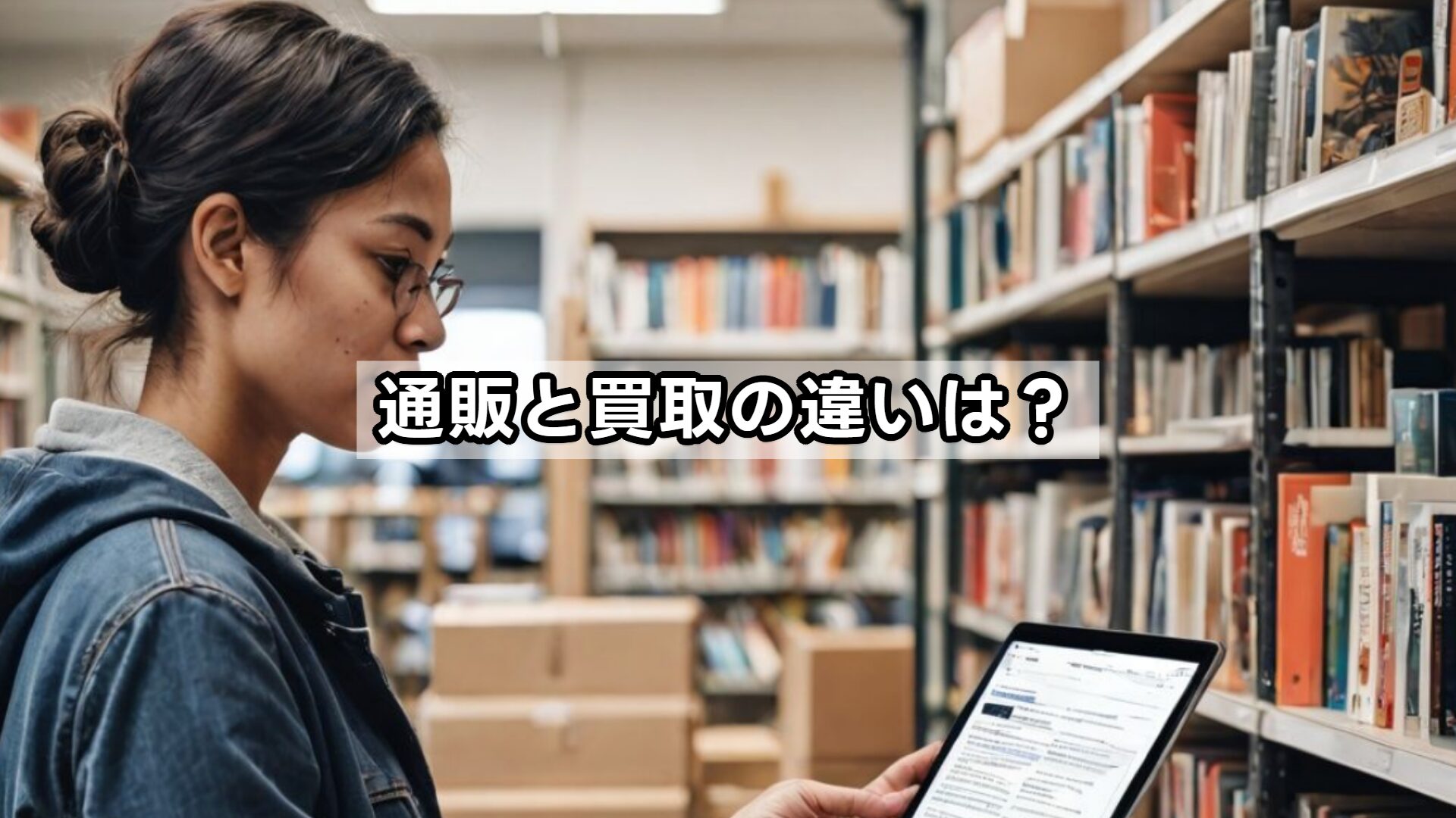 通販と買取の違いは?