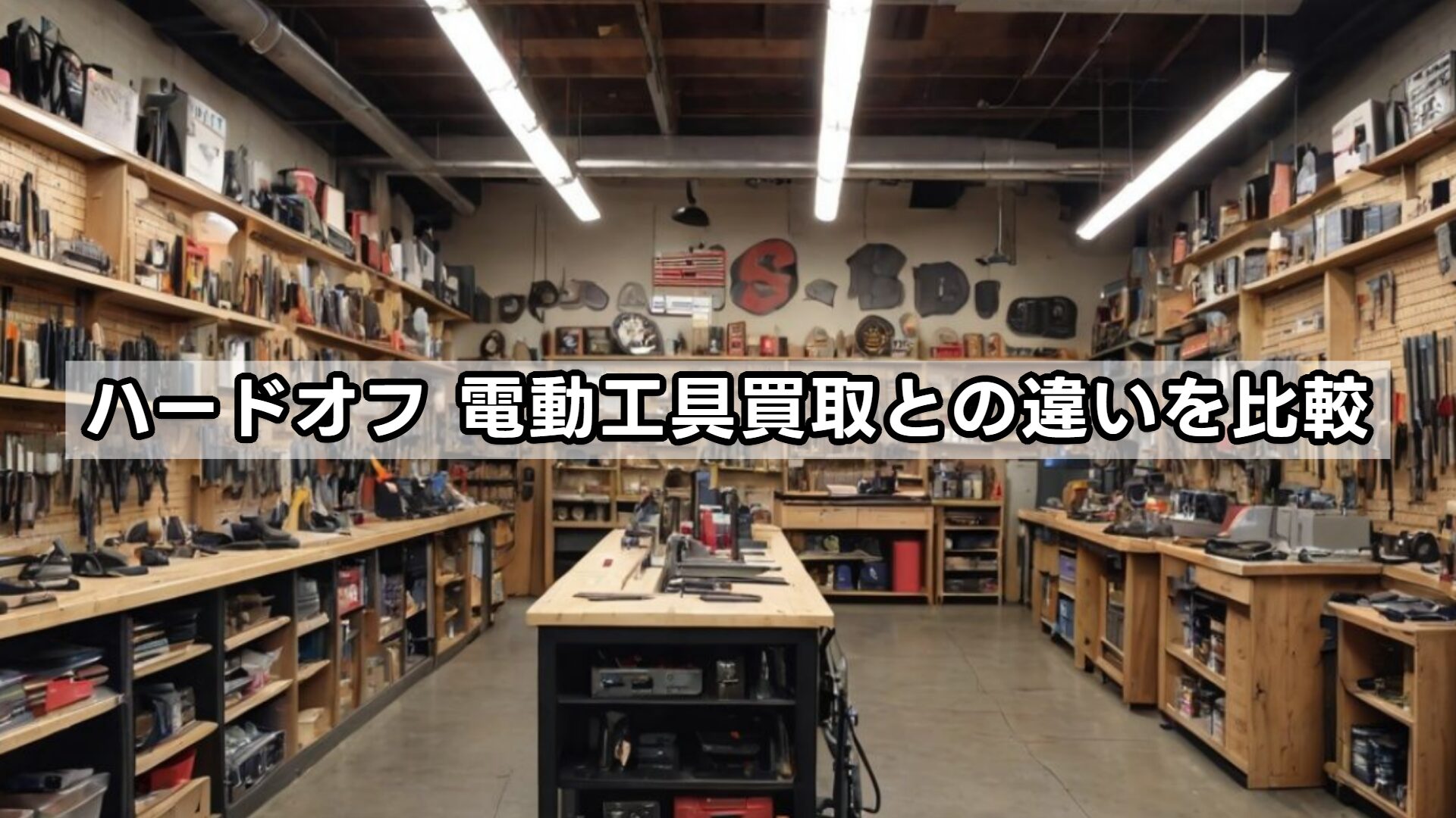 ハードオフ 電動工具買取との違いを比較
