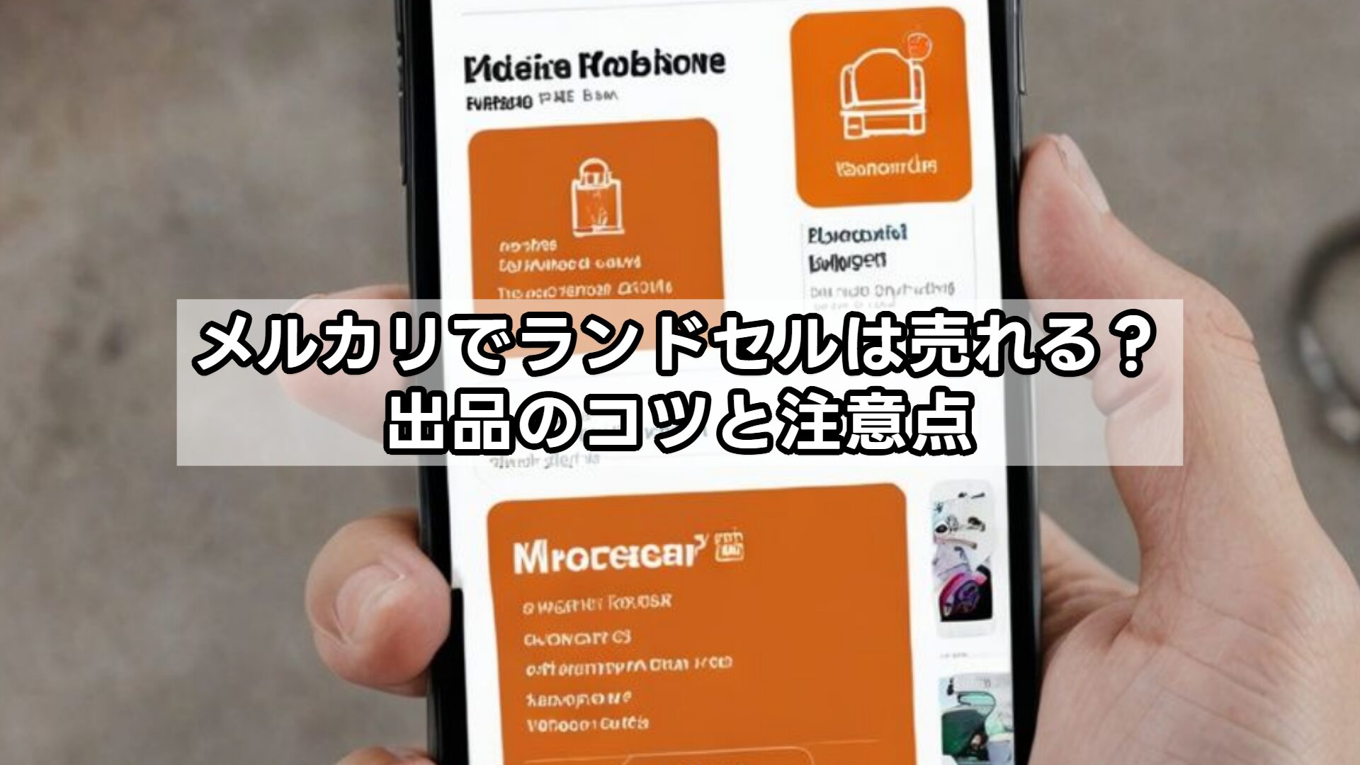メルカリでランドセルは売れる？出品のコツと注意点