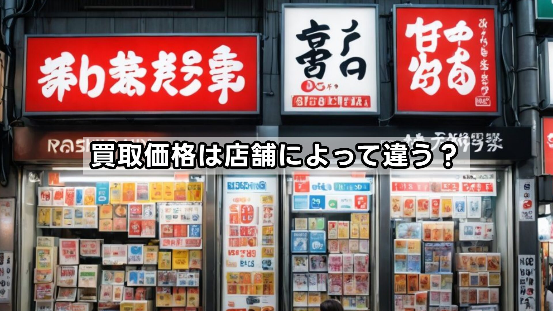 買取価格は店舗によって違う？