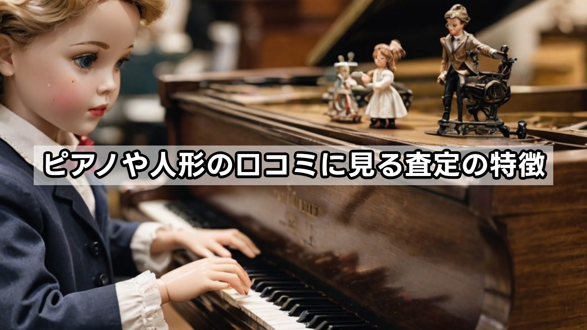 ピアノや人形の口コミに見る査定の特徴