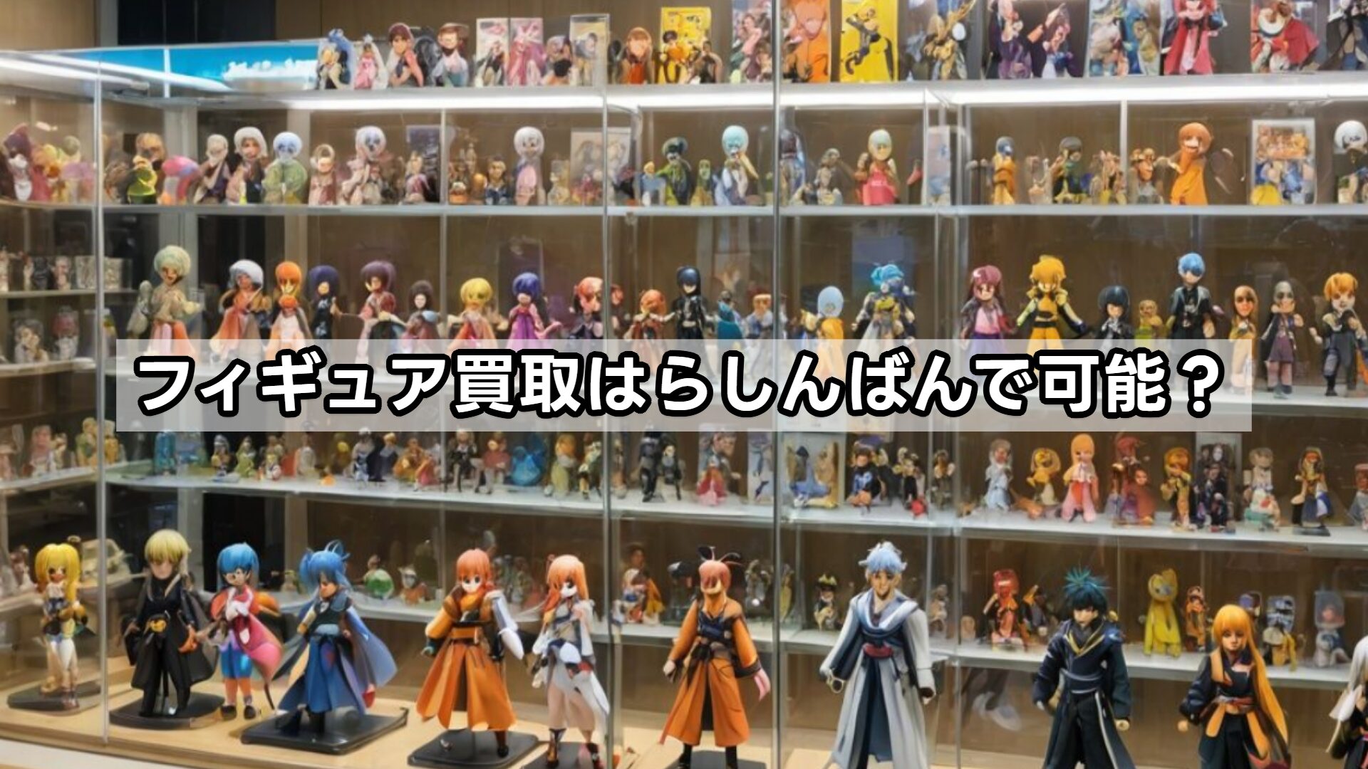 フィギュア買取はらしんばんで可能？
