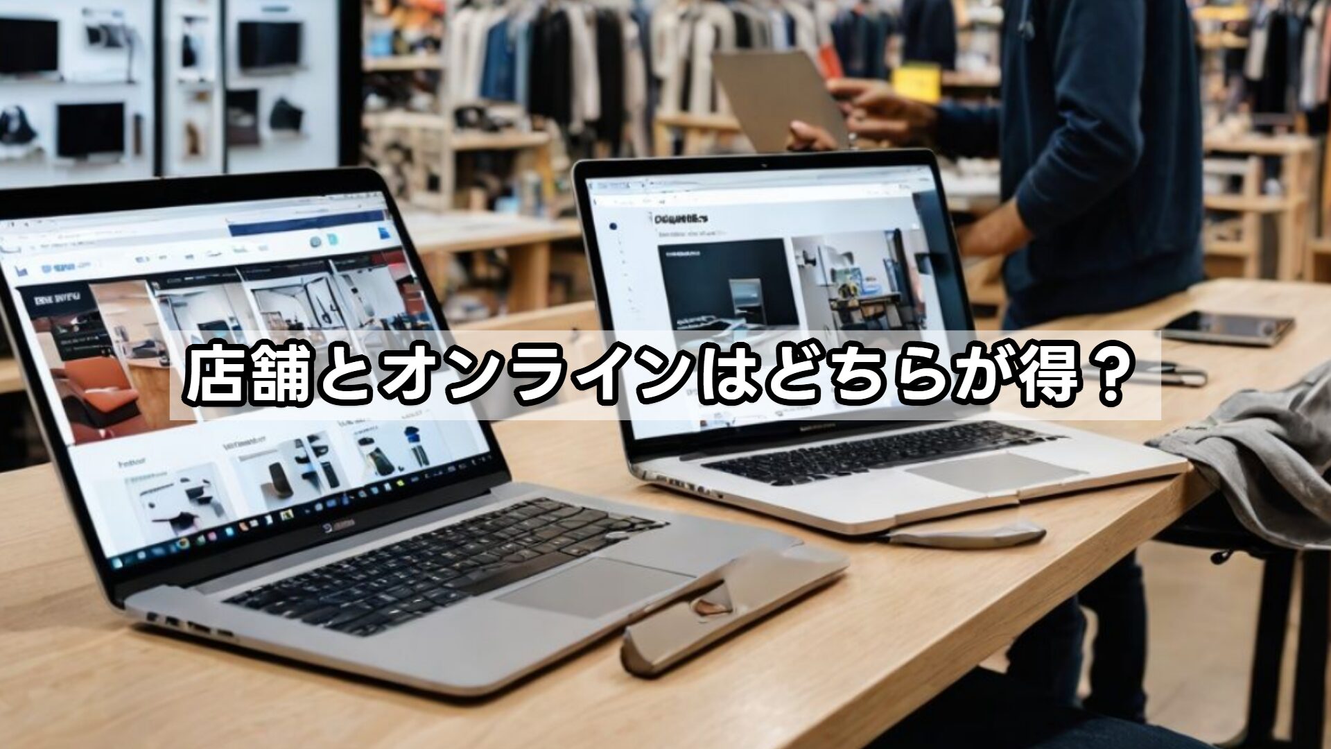 店舗とオンラインはどちらが得？