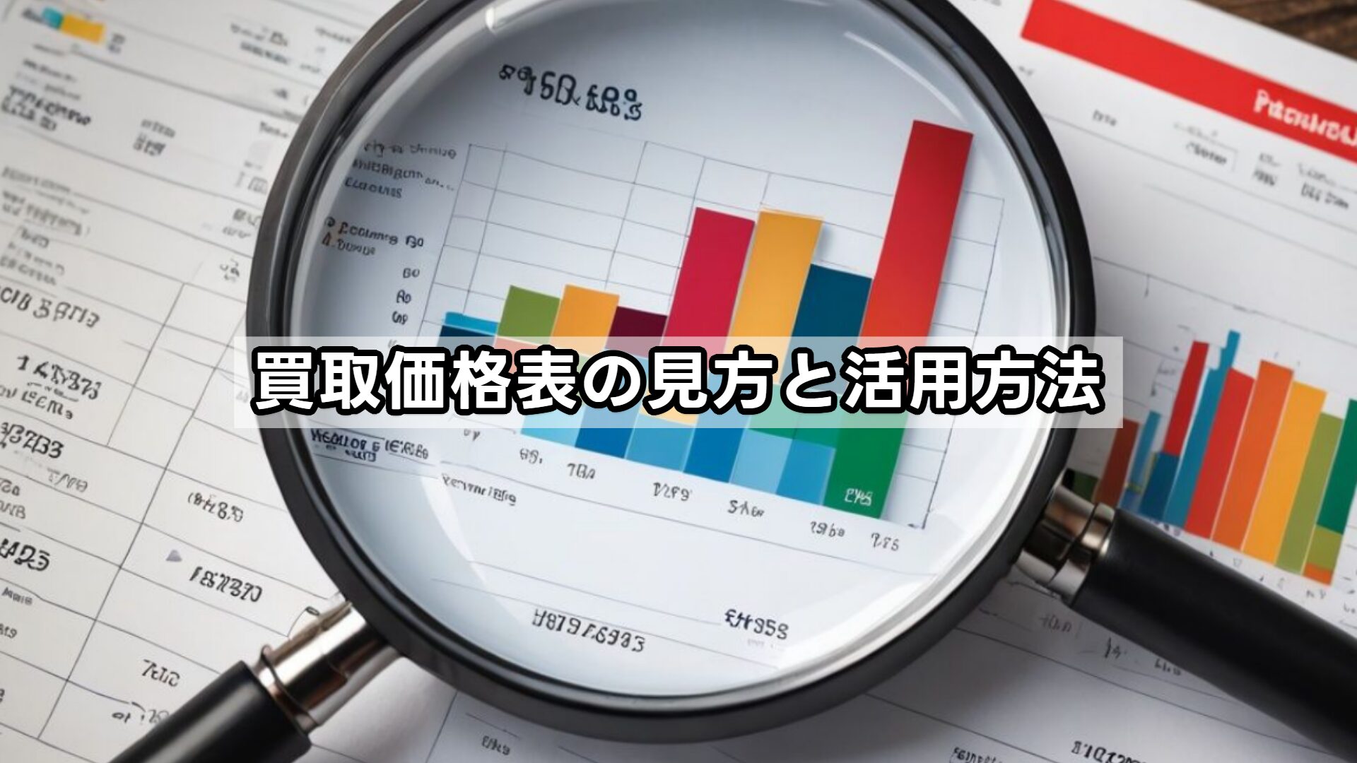 買取価格表の見方と活用方法