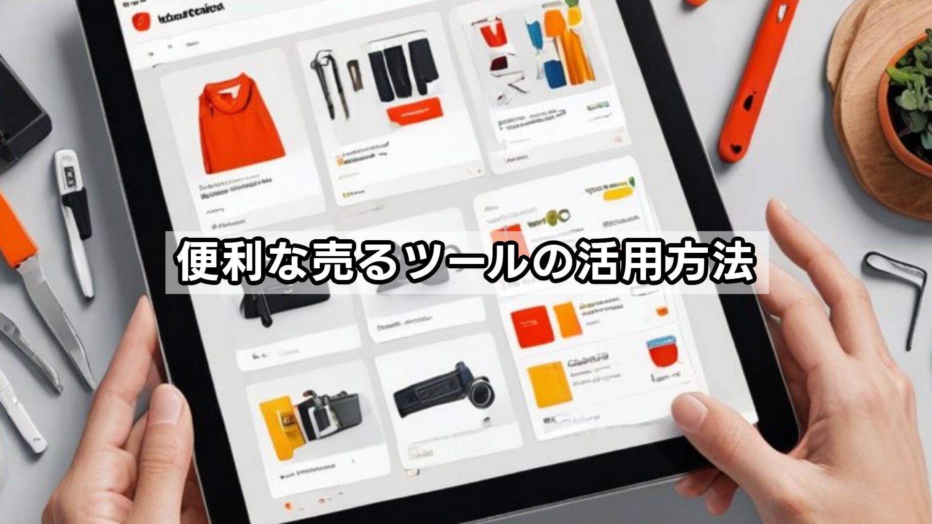 便利な売るツールの活用方法