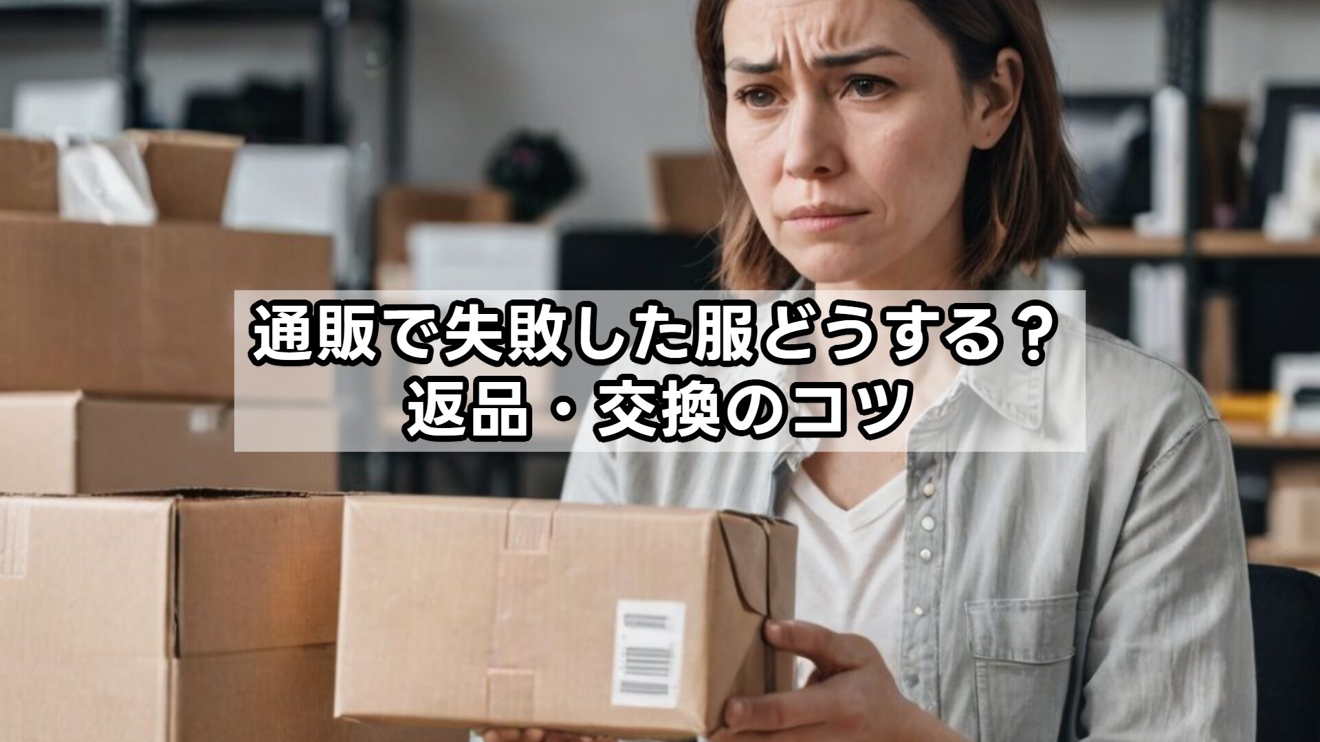 通販で失敗した服どうする？返品・交換のコツ