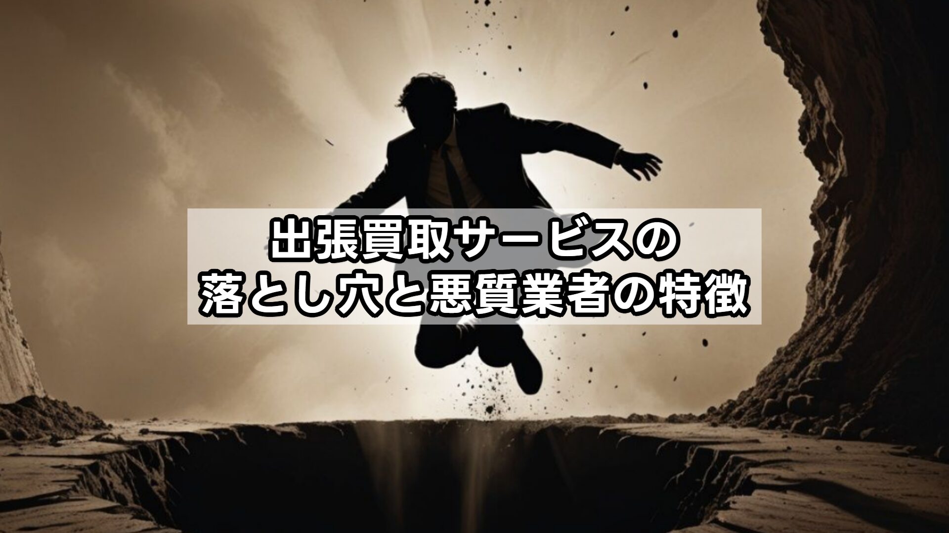 出張買取サービスの落とし穴と悪質業者の特徴