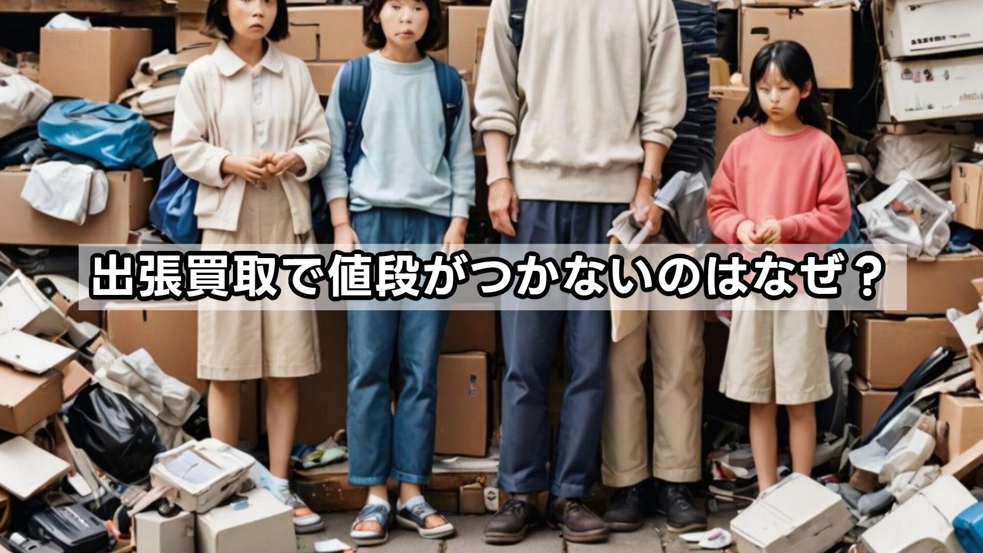 出張買取で値段がつかないのはなぜ？