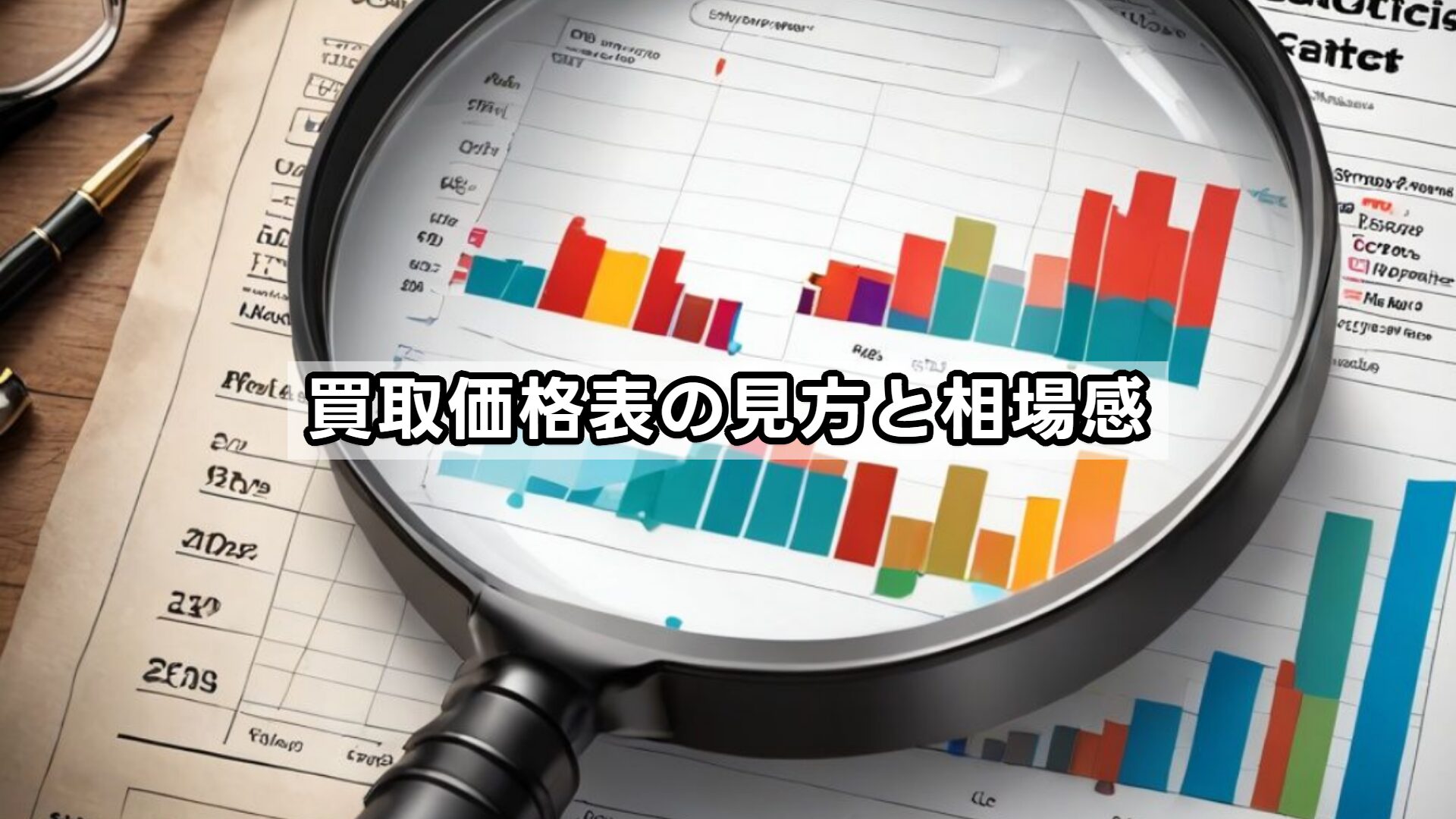 買取価格表の見方と相場感