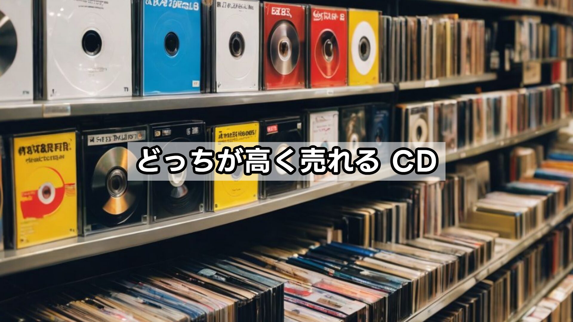 どっちが高く売れる cd